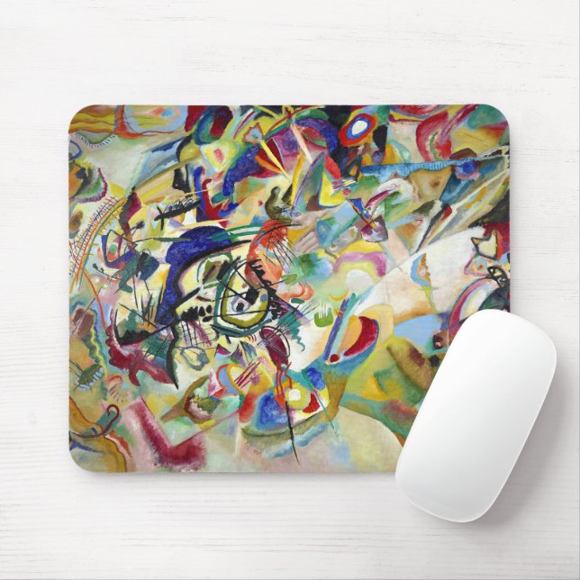 Composition VII, 1913 by Wassily Kandinsky Mouse Pad (With Mouse)