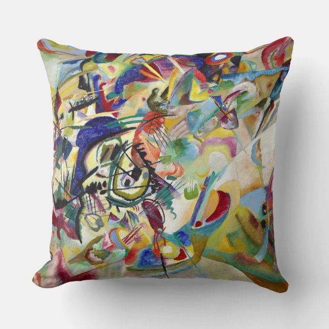 Composition VII, 1913 by Wassily Kandinsky Throw Pillow (Front)