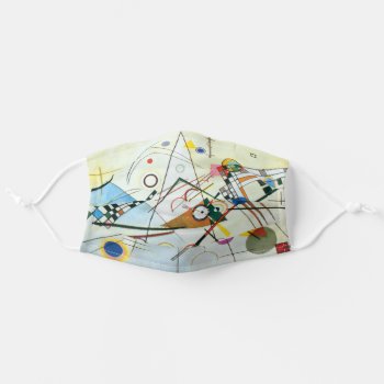 Composition Viii By Wassily Kandinsky Adult Cloth Face Mask by colorfulworld at Zazzle