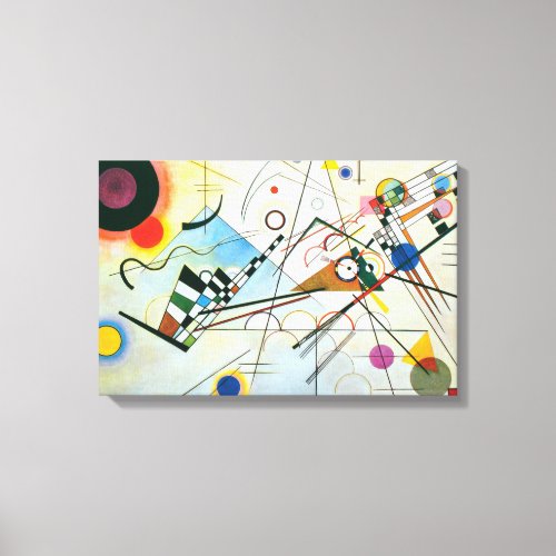 Composition VIII by Wassily Kandinsky Canvas Print