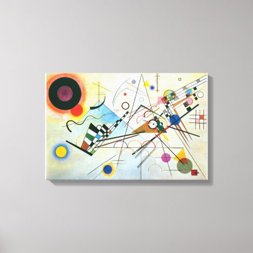 Composition VIII by Wassily Kandinsky Canvas Print