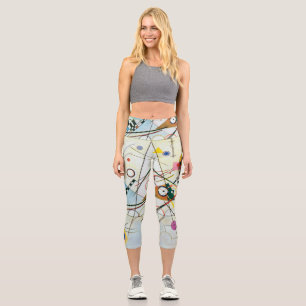 Composition VIII by Wassily Kandinsky Capri Leggings