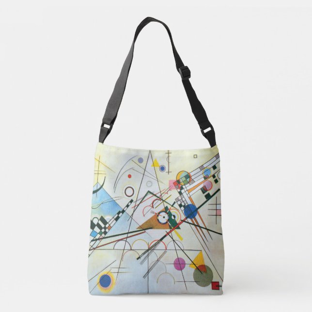 Composition VIII by Wassily Kandinsky Crossbody Bag (Back)