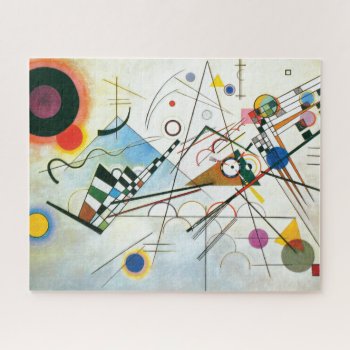 Composition Viii By Wassily Kandinsky Jigsaw Puzzle by colorfulworld at Zazzle