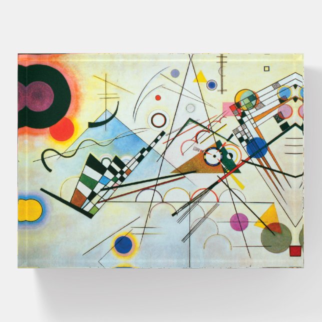 Composition VIII by Wassily Kandinsky Paperweight (Front)