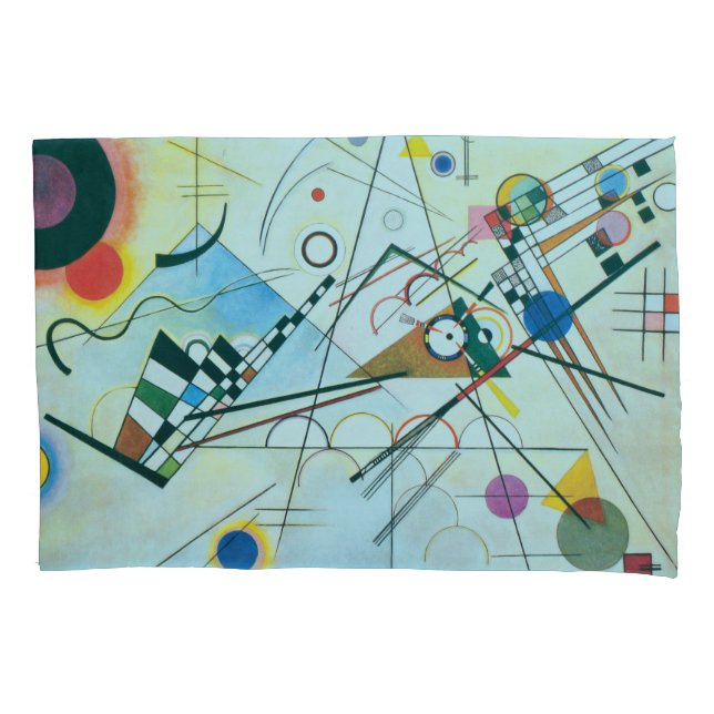 Composition VIII by Wassily Kandinsky Pillow Case (Front)