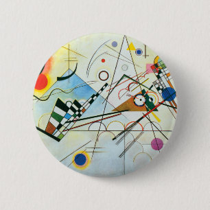 Composition VIII by Wassily Kandinsky Pinback Button