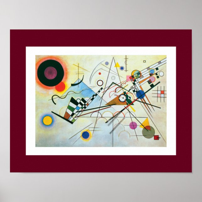 Composition VIII by Wassily Kandinsky Poster (Front)