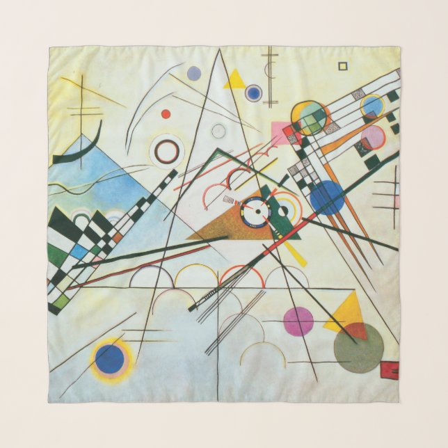Composition VIII by Wassily Kandinsky Scarf (Front)