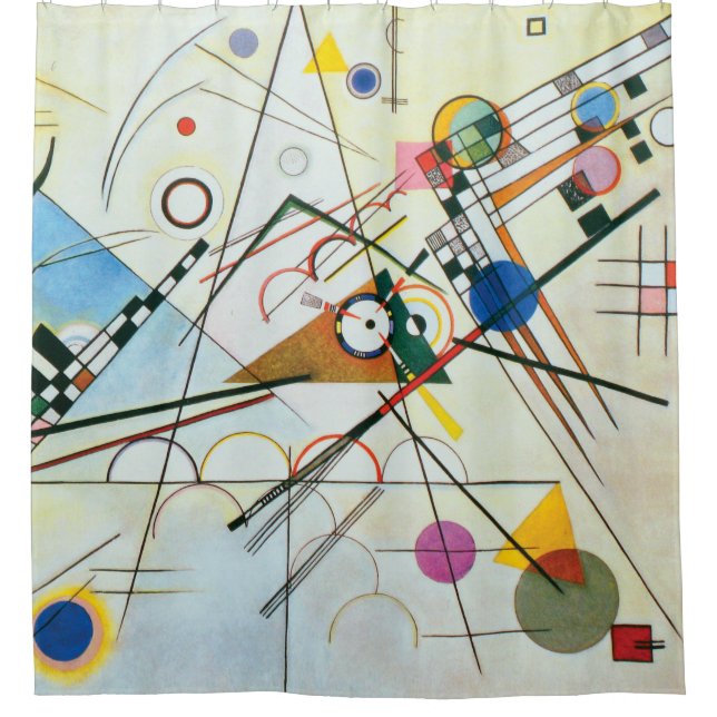 Composition VIII by Wassily Kandinsky Shower Curtain (Front)