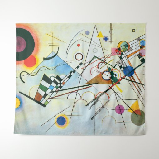 Composition Viii By Wassily Kandinsky Tapestry Zazzle