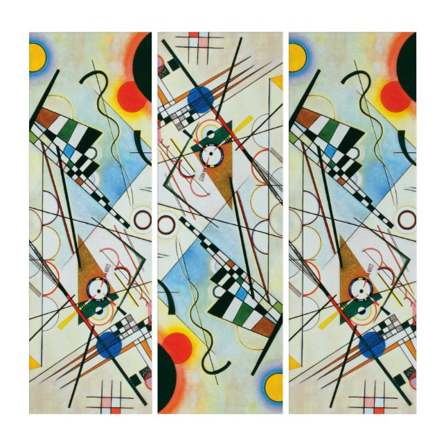 Composition VIII by Wassily Kandinsky Triptych (Front)