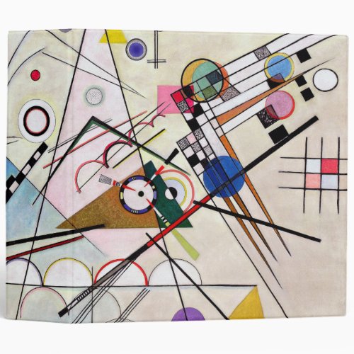 Composition VIII Wassily Kandinsky 3 Ring Binder