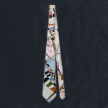 Composition VIII, Wassily Kandinsky Neck Tie<br><div class="desc">Wassily Wassilyevich Kandinsky (16 December 1866 – 13 December 1944) was a Russian painter and art theorist. Kandinsky is generally credited as the pioneer of abstract art. Born in Moscow, Kandinsky spent his childhood in Odessa (today Ukraine), where he graduated at Grekov Odessa Art school. He enrolled at the University...</div>