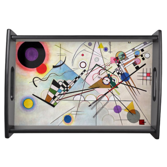Composition VIII, Wassily Kandinsky Serving Tray (Front)