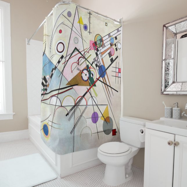 Composition VIII, Wassily Kandinsky Shower Curtain (In Situ)