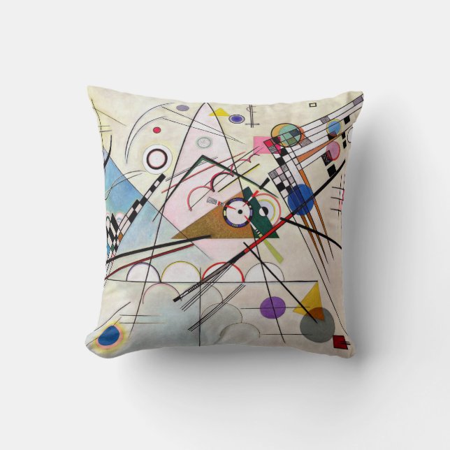Composition VIII, Wassily Kandinsky Throw Pillow (Front)