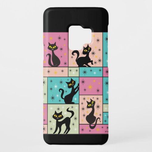 Composition with 5 Black Cats Case_Mate Samsung Galaxy S9 Case