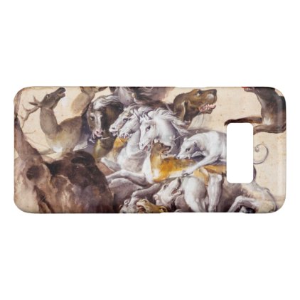 COMPOSITION WITH ANIMALS,REARING HORSES,DEERS,DOG Case-Mate SAMSUNG GALAXY S8 CASE