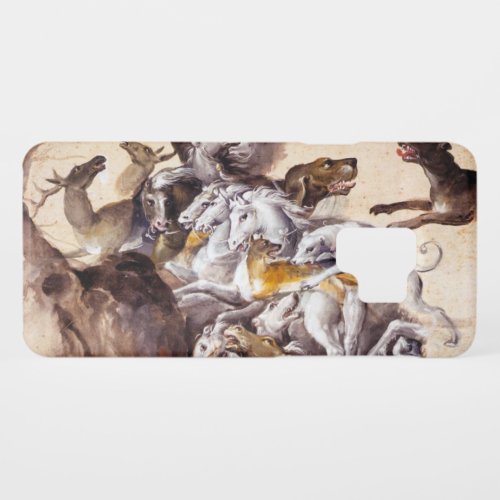 COMPOSITION WITH ANIMALSREARING HORSESDEERSDOGS Case_Mate SAMSUNG GALAXY S9 CASE