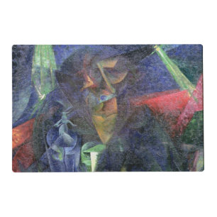 Composition with Figure of a Woman, 1912 (oil on c Placemat