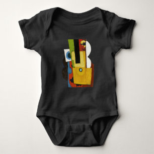 Composition with guitar, Amadeo de Souza-Cardoso Baby Bodysuit