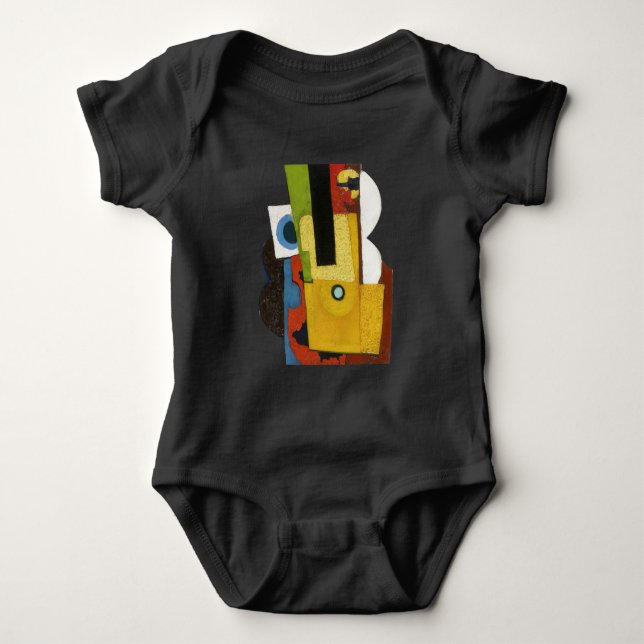 Composition with guitar, Amadeo de Souza-Cardoso Baby Bodysuit (Front)