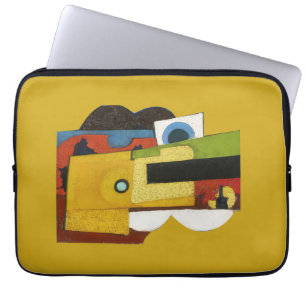 Composition with guitar, Amadeo de Souza-Cardoso  Laptop Sleeve