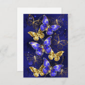 Composition with Sapphire Butterflies (Front/Back)