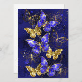 Composition with Sapphire Butterflies (Front/Back)