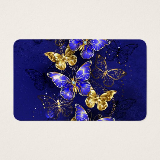 Composition with Sapphire Butterflies (Front)