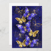 Composition with Sapphire Butterflies (Front/Back)