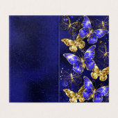 Composition with Sapphire Butterflies (Outside Unfolded)