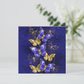 Composition with Sapphire Butterflies (Standing Front)