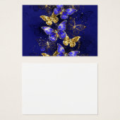 Composition with Sapphire Butterflies (Front & Back)