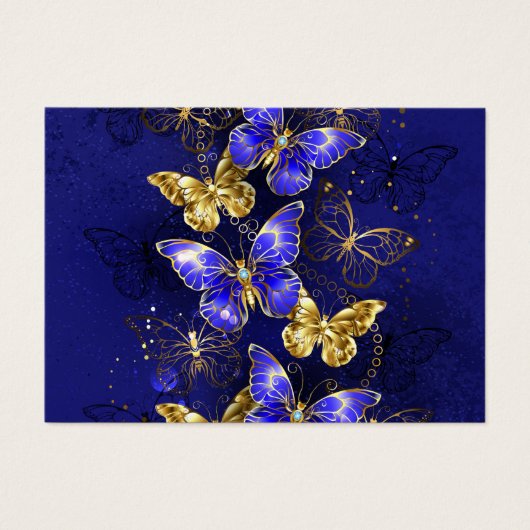 Composition with Sapphire Butterflies (Front)