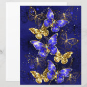 Composition with Sapphire Butterflies (Front/Back)