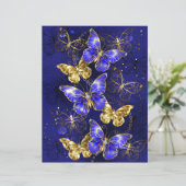 Composition with Sapphire Butterflies (Standing Front)