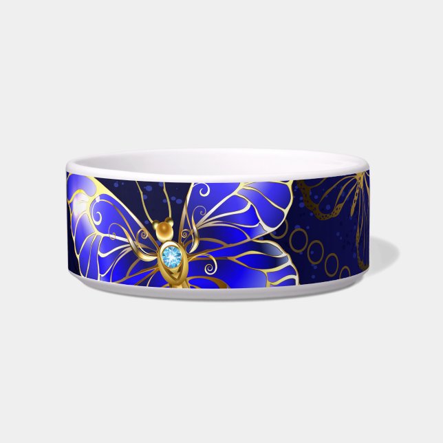 Composition with Sapphire Butterflies Bowl (Front)