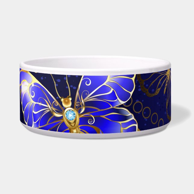 Composition with Sapphire Butterflies Bowl (Front)