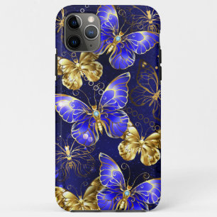 Composition with Sapphire Butterflies iPhone 11 Pro Max Case