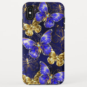 Composition with Sapphire Butterflies iPhone XS Max Case