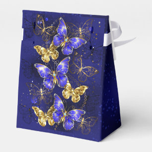 Composition with Sapphire Butterflies Favor Boxes