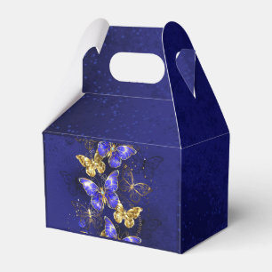 Composition with Sapphire Butterflies Favor Boxes