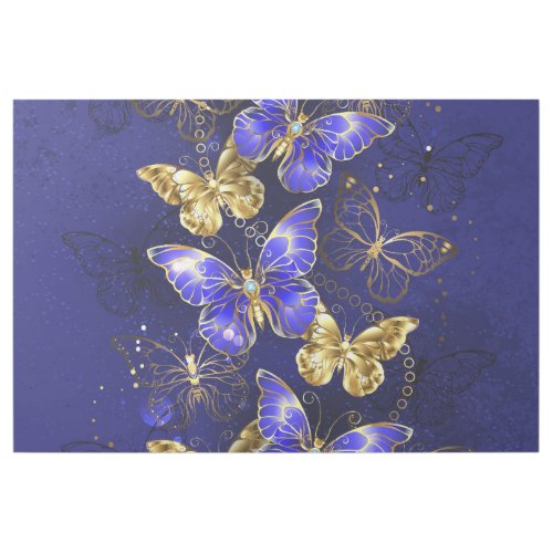Composition with Sapphire Butterflies Gallery Wrap