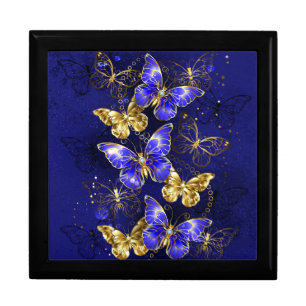 Composition with Sapphire Butterflies Gift Box
