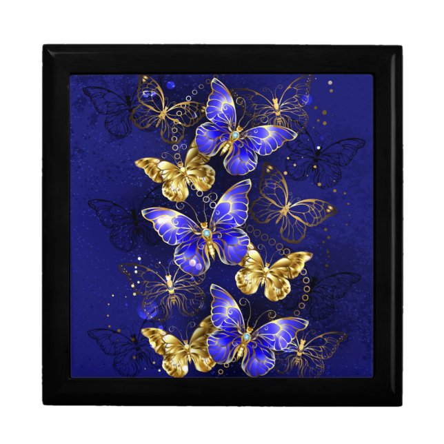 Composition with Sapphire Butterflies Gift Box (Front)