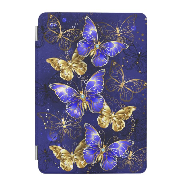 Composition with Sapphire Butterflies iPad Mini Cover (Front)