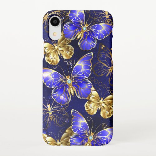 Composition with Sapphire Butterflies iPhone XR Case