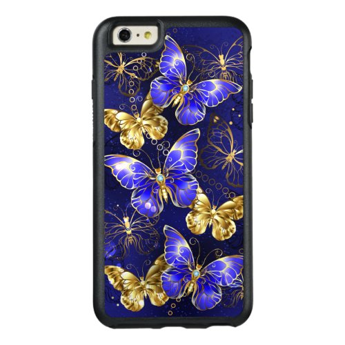 Composition with Sapphire Butterflies OtterBox iPhone 66s Plus Case